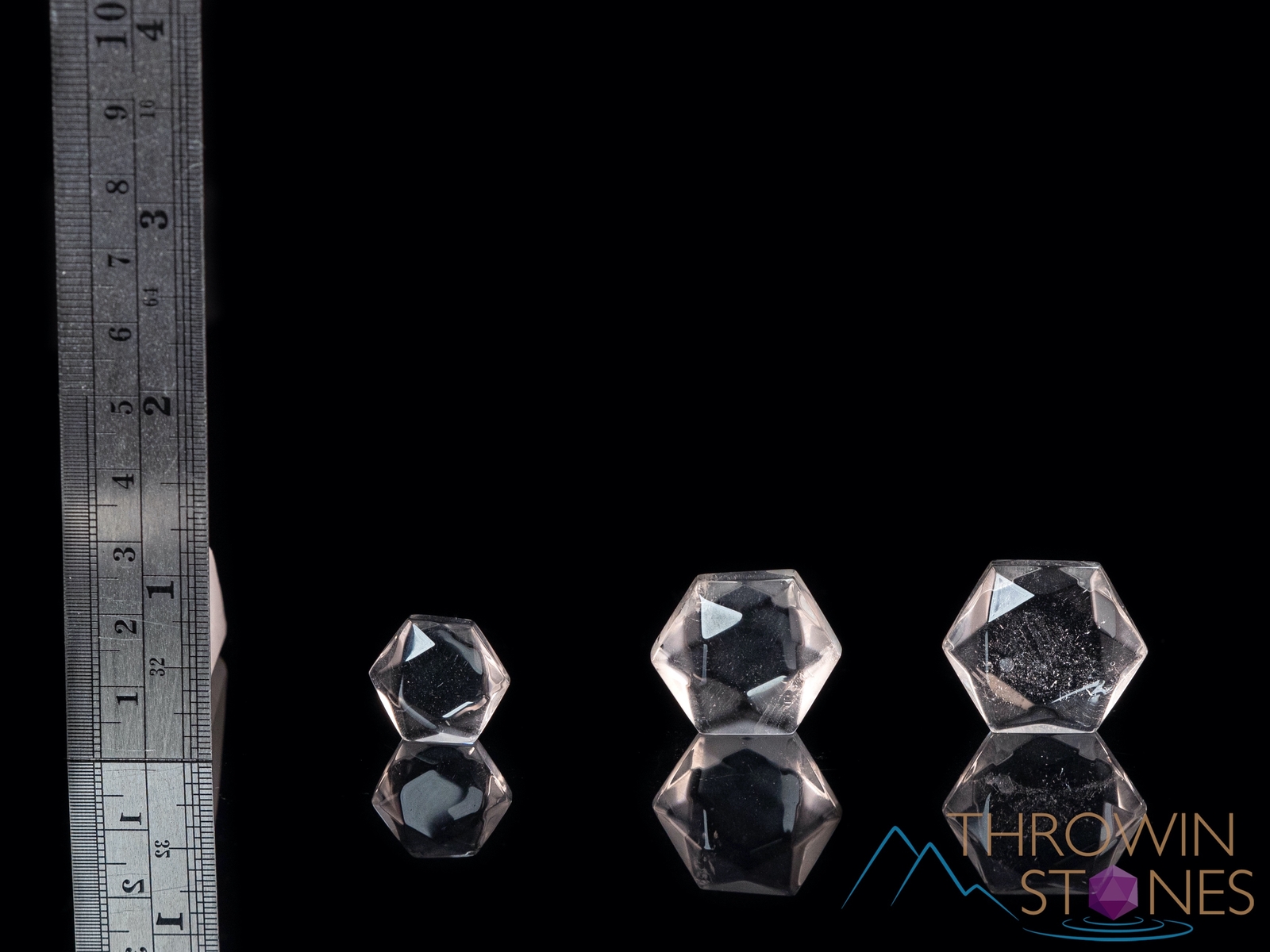 QUARTZ Crystal Prism Hexagon – Sacred Geometry Metaphysical Healing Stones E0127