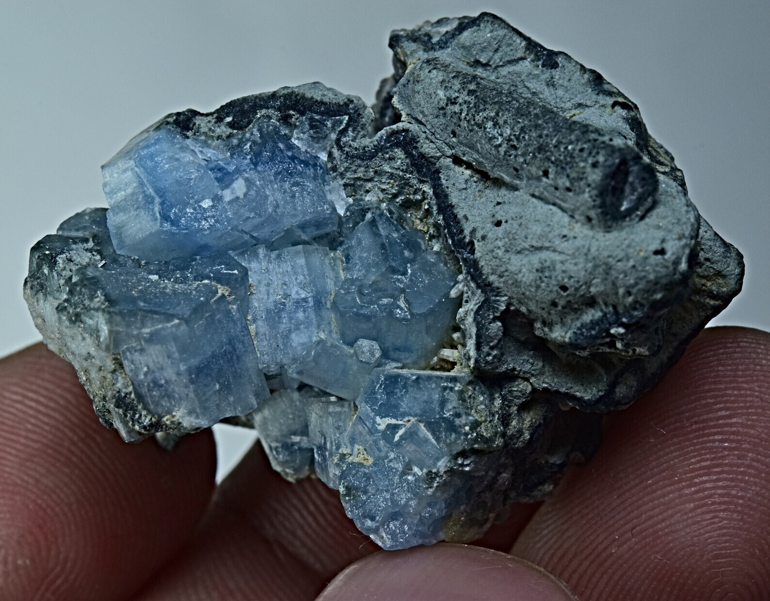 Unusual Vorobyevite Beryl Rosterite Crystal Bunch W/ Coated Tourmaline 95 Carat
