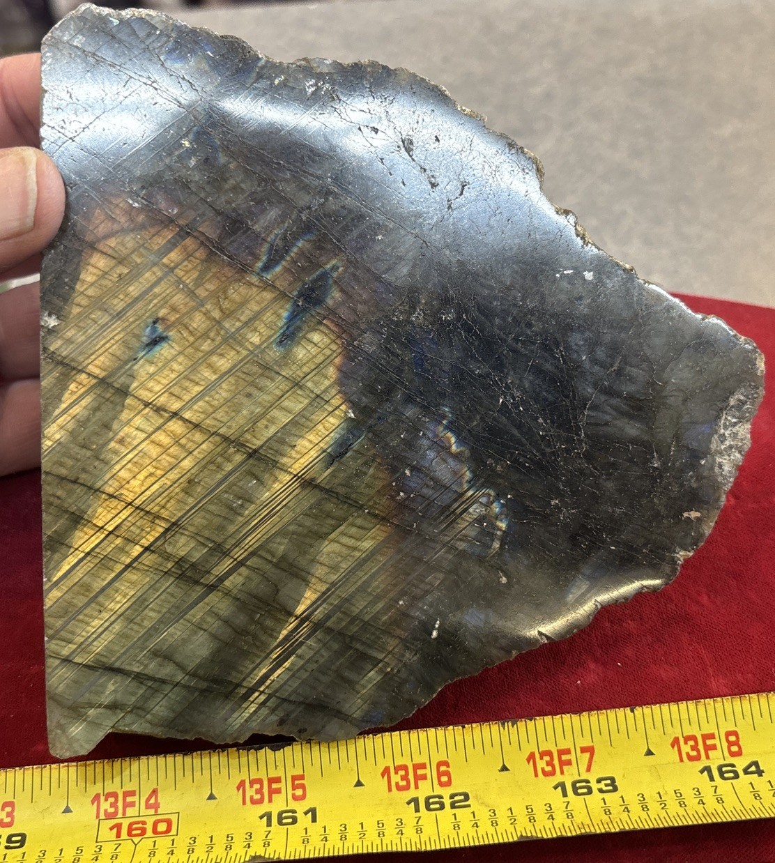 Labradorite Polished Face Madagascar 790 grams