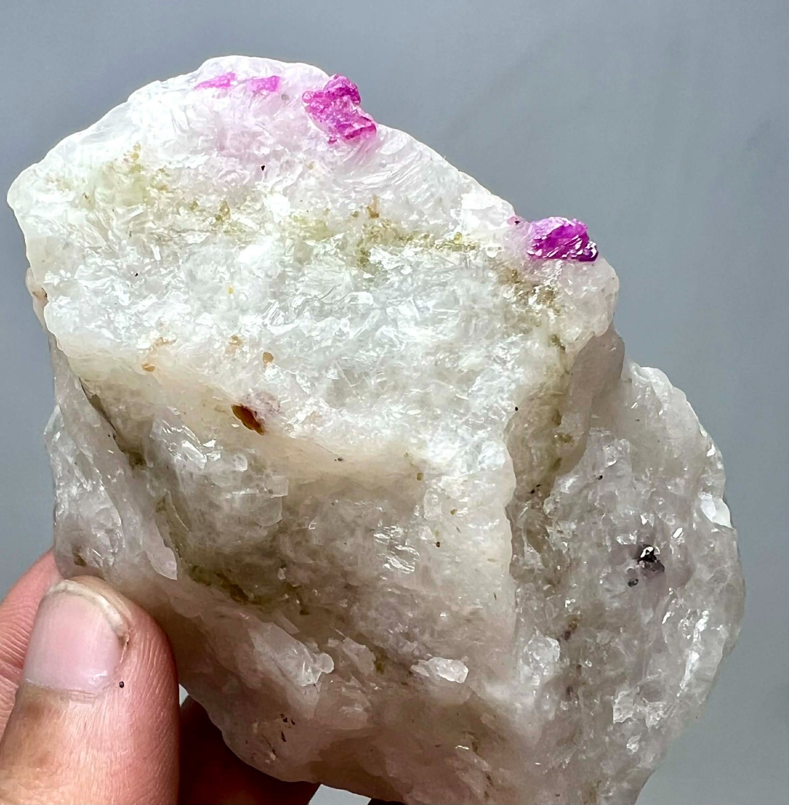 155 Gram Very Beautiful Top Red Ruby Crystal On Matrix From Jegdalik @Afg