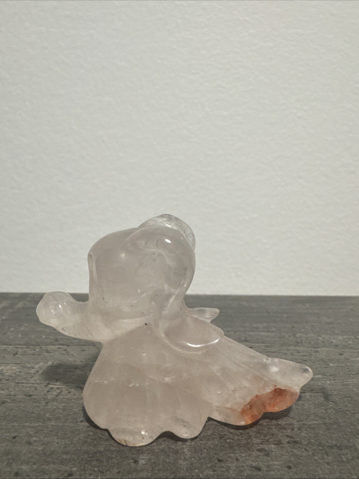 Clear Crystal ZERO carving 57 Grams 2.5”