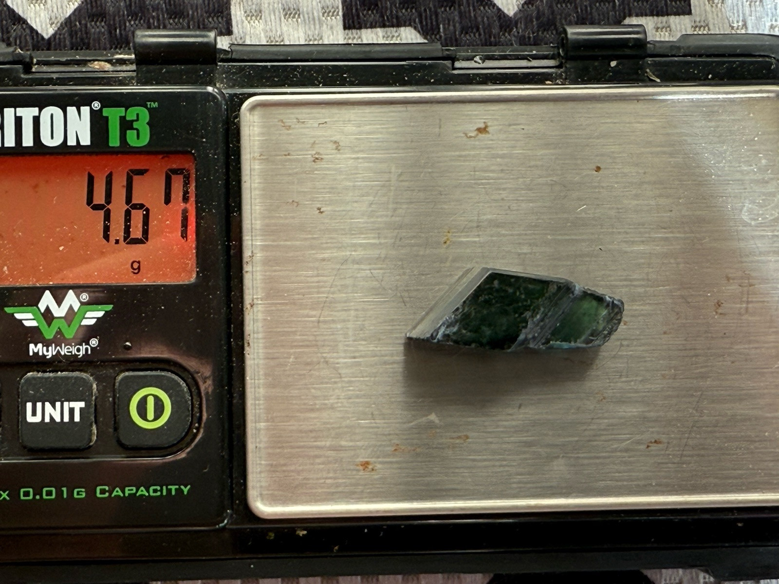 Vivianite Crystal, Bolivia, 23ct, 4.5 Gram, Natural Color