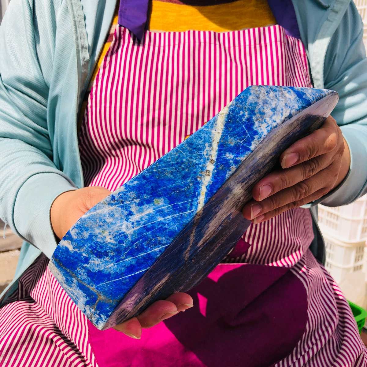 6.13LB Large Natural Lapis lazuli specimen Quartz Crystal Healing Sample 1399