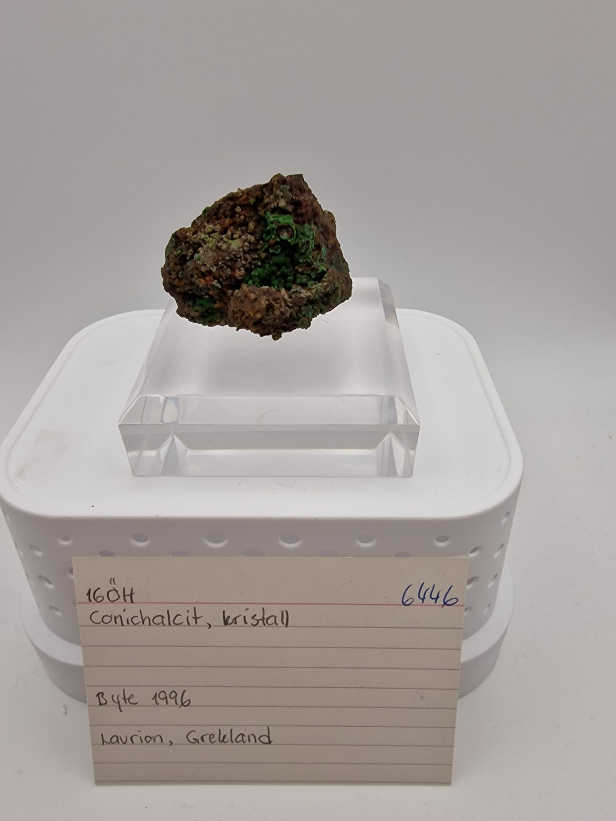 Conichalcite crystals From Lavrion , Greece