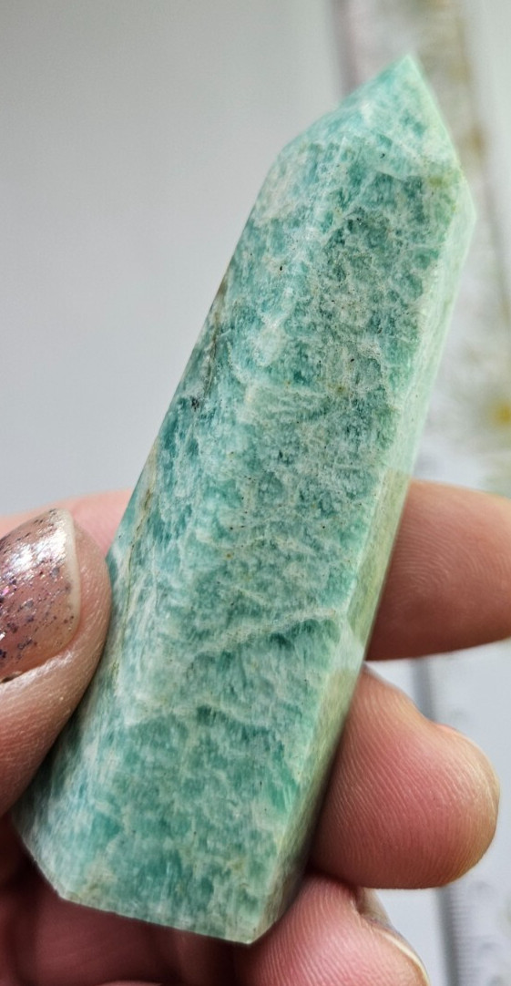 Amazonite Crystal Point/Tower – 45g/ 8cm approx