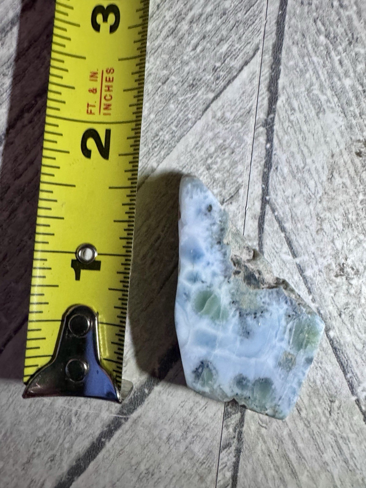 Beautiful Dominican Republic Larimar 17 Grams.