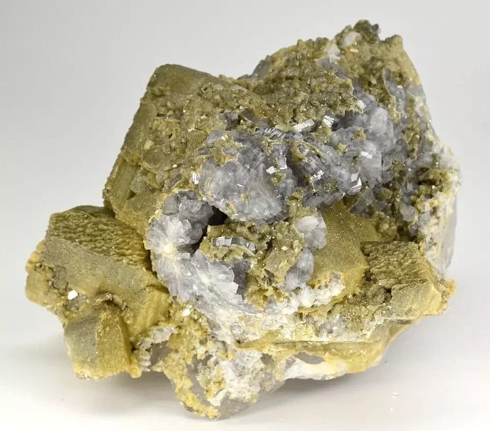 Fluorapatite with Siderite, Quartz – Panasqueira Mines, Castelo Branco, Portugal