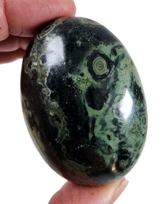 Kambaba Jasper Polished Crocodile Pebble 113.5 grams