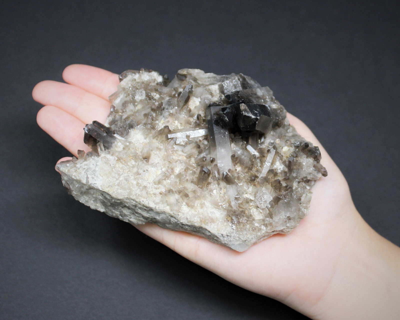 LARGE Clearance Smoky Quartz Crystal Clusters – Natural ‘B’ Grade Cluster Druze