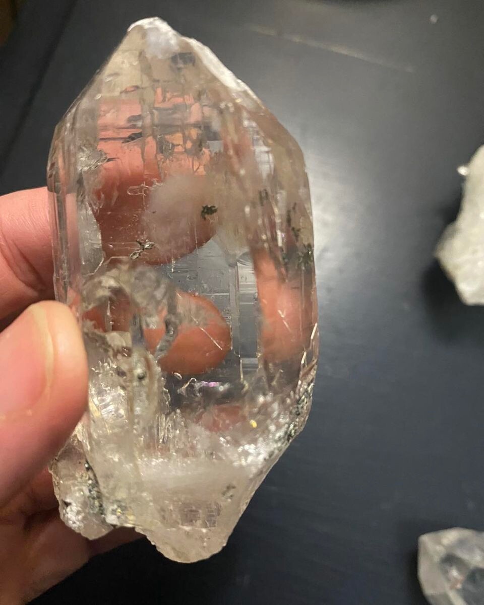 Lemurian Quartz with Rainbows
