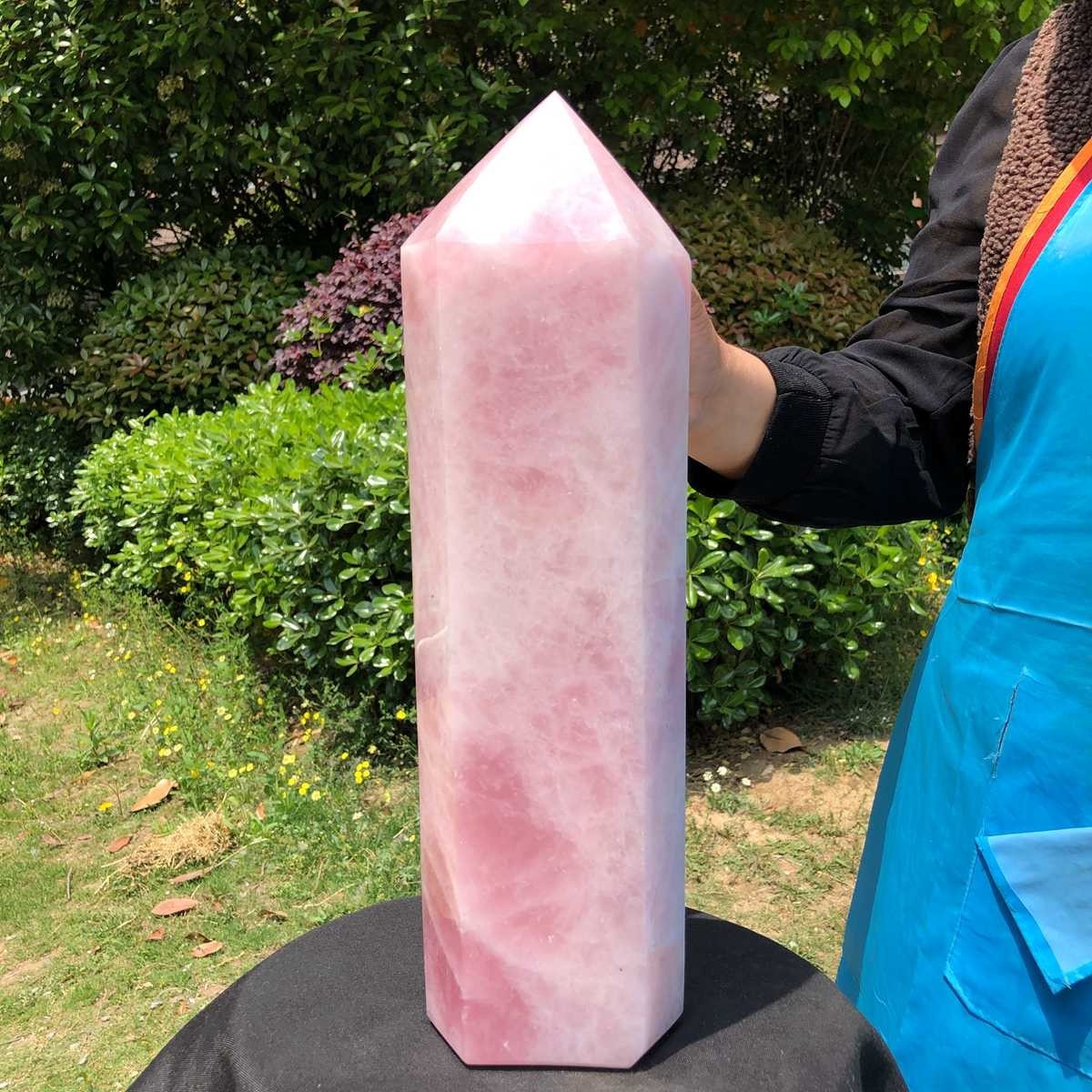18.43LB Natural Powder Crystal Pillars Mineral Specimens Obelisk Healing 5049