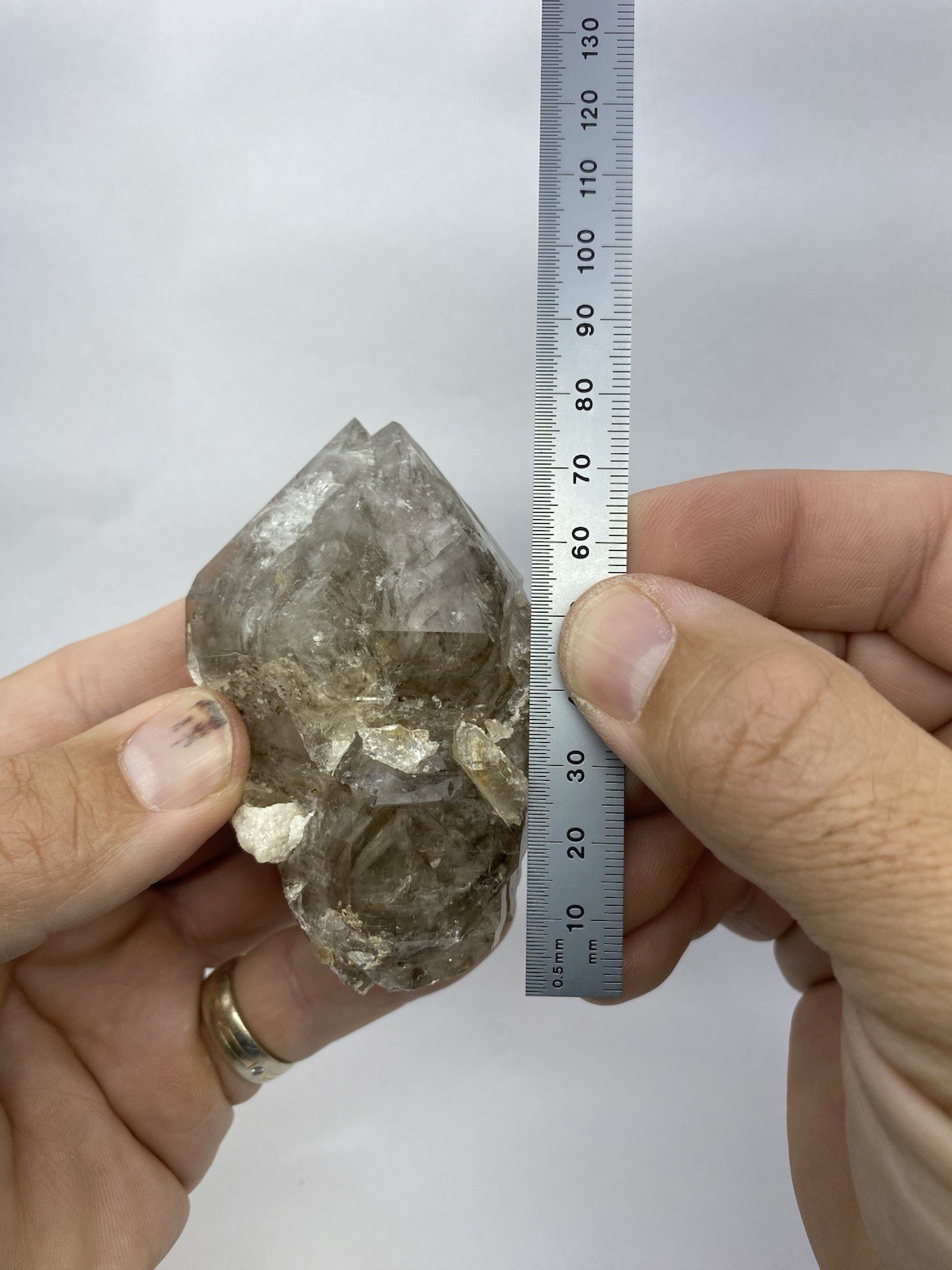 Smoky Quartz Scepter With Multiple Terminations From Erongo