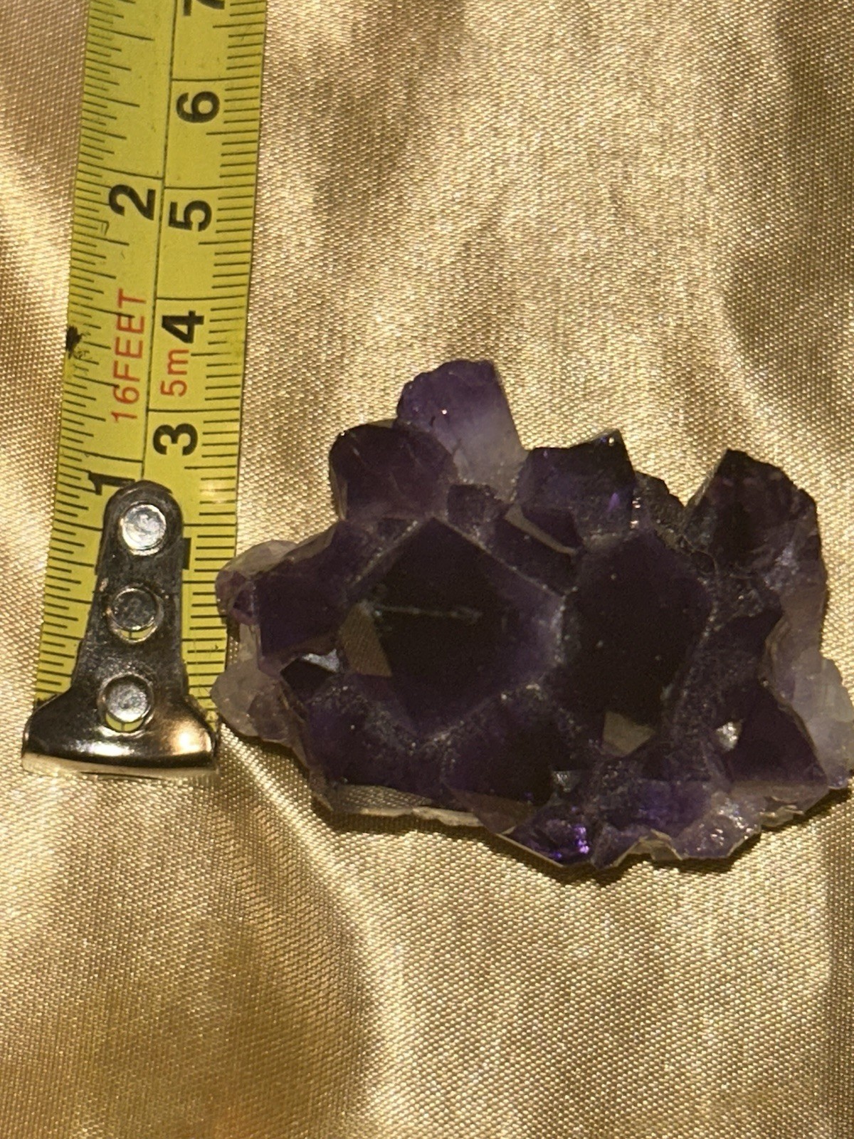 💜 Dark Crown Amethyst Cluster • Raw Crystal Protection Stone • Witchy Décor