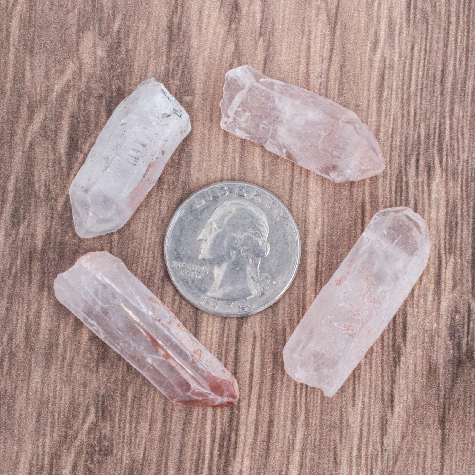 Single Natural Rough Red Hematoid Quartz Crystal Point Cherry Fire Quartz Gem