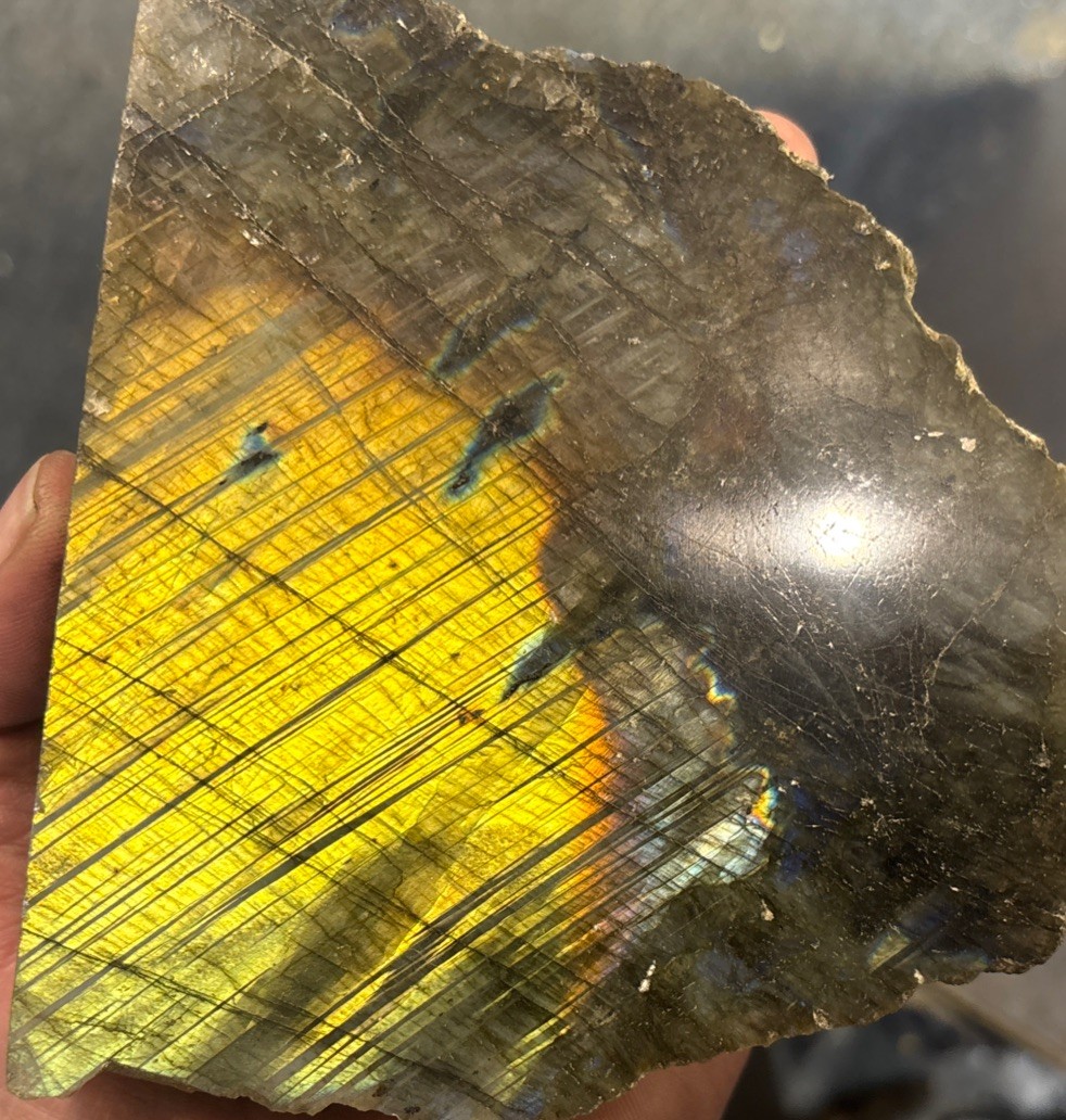 Labradorite Polished Face Madagascar 790 grams