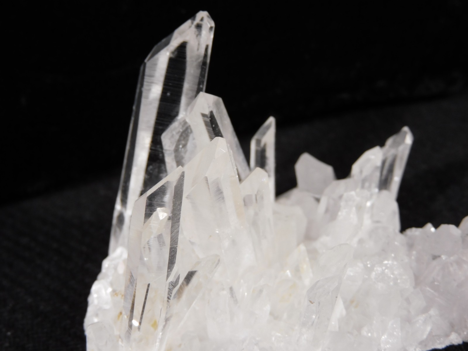 Super TRANSLUCENT Quartz Crystal BURR Cluster Collier Creek ARKANSAS 48.5gr