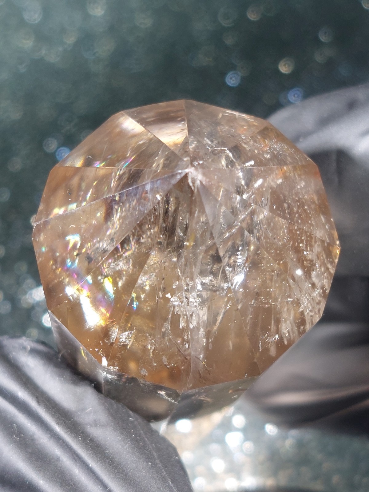 Smokey Quartz 12-Sided Vogel Wand 62g 7.5cm – Gorgeous Rainbows High Quality