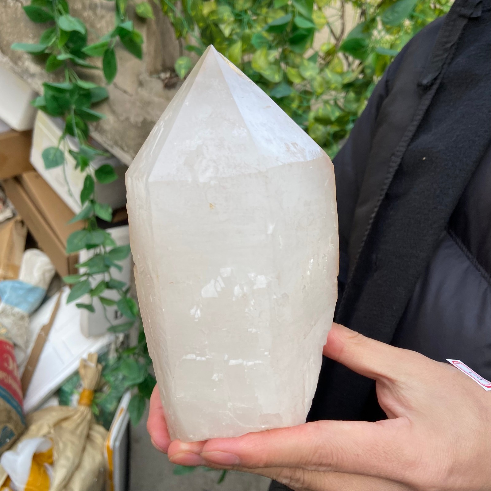 5lb Natural Clear White Quartz Crystal point Rough Healing Specimen
