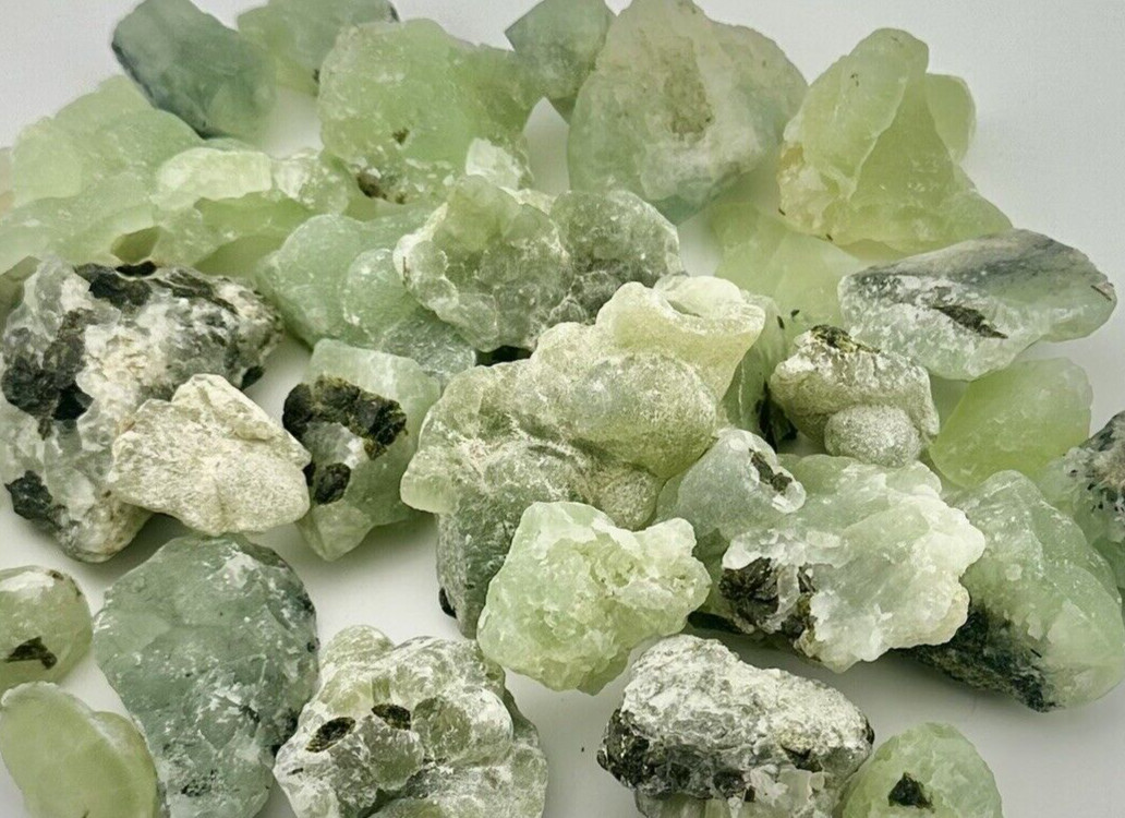 1 8 lb Prehnite with Epidote Inclusions from Mali Jewelry Making Gemstones