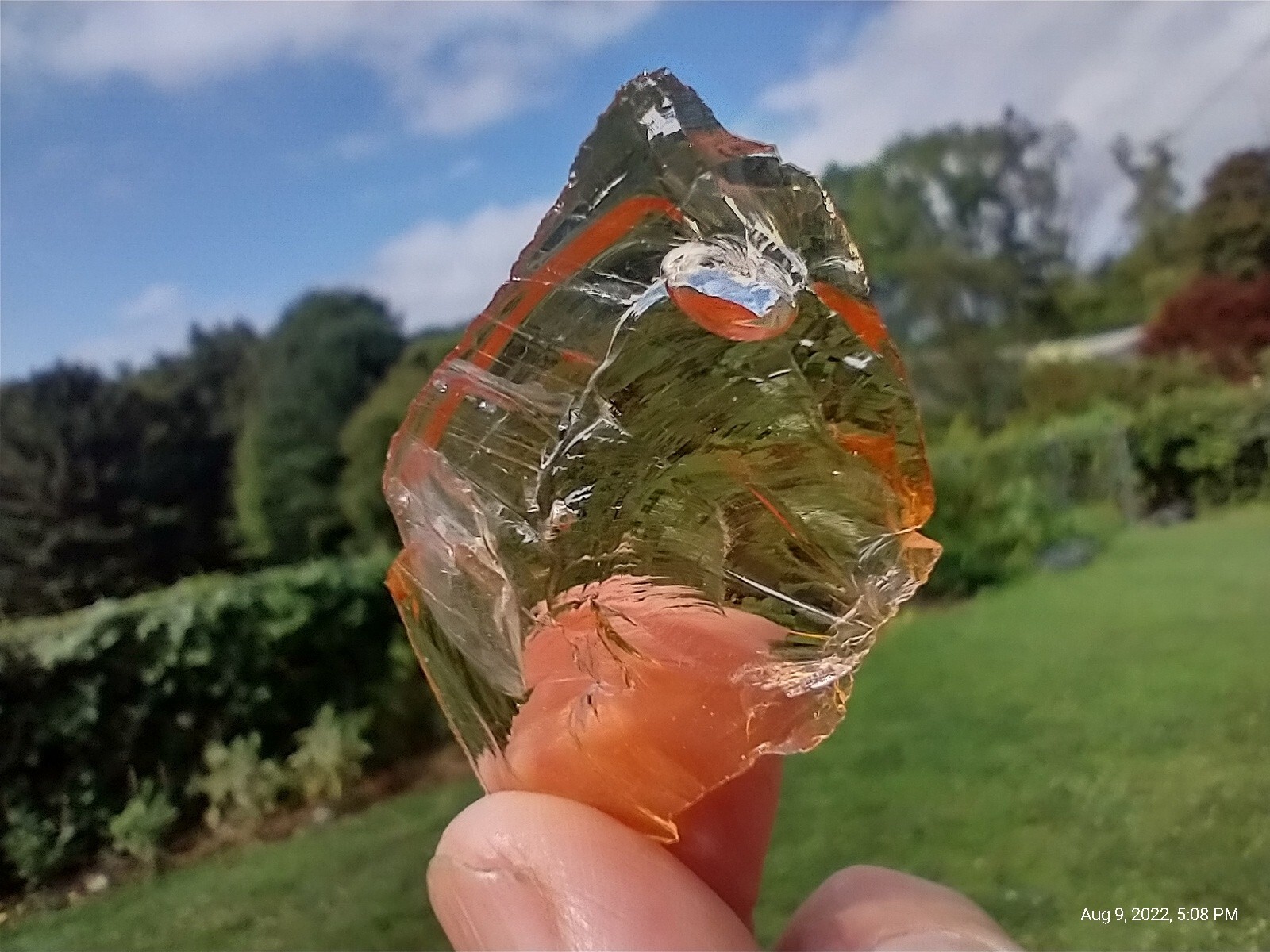 Spiritual Healing peach angel wing monatomic Andara Crystal 5 gram