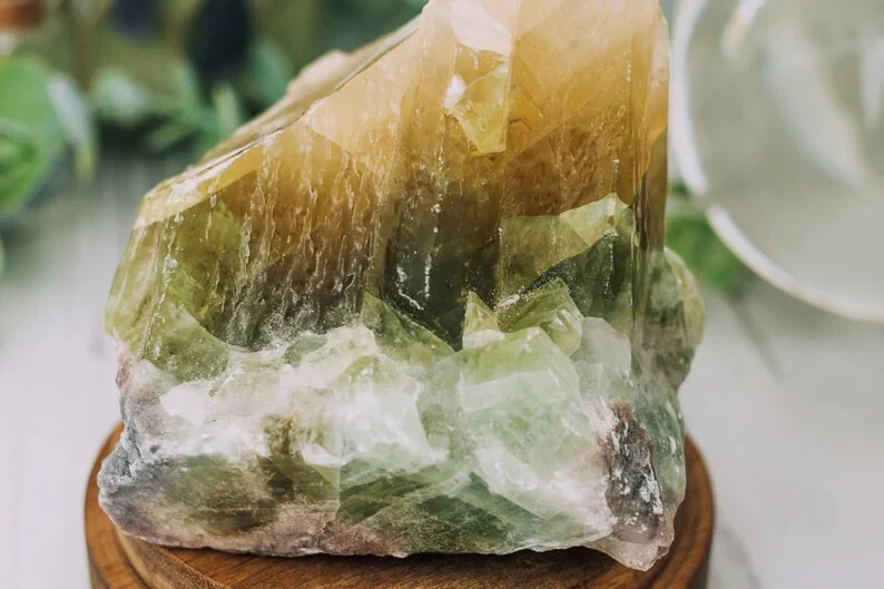 GIANT Green Calcite Stones Large Raw Healing Crystals Natural Lapidary Rocks