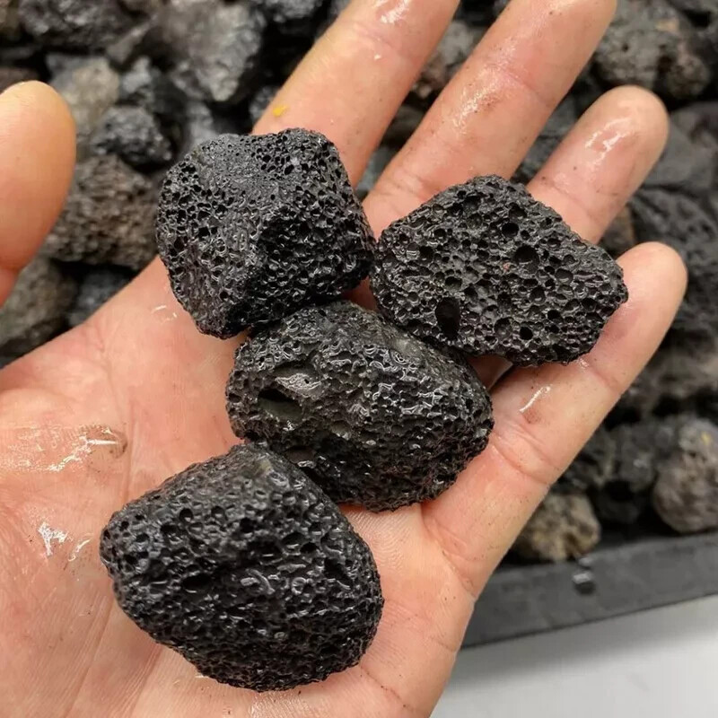 NEWFIND Raw Lava Stone Rough Volcanic Stone Energy Gemstone Home Decor Gifts
