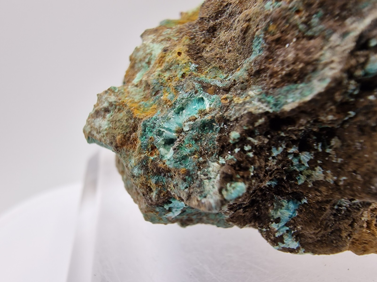 Aurichalcite and Malachite From Lavrion , Greece