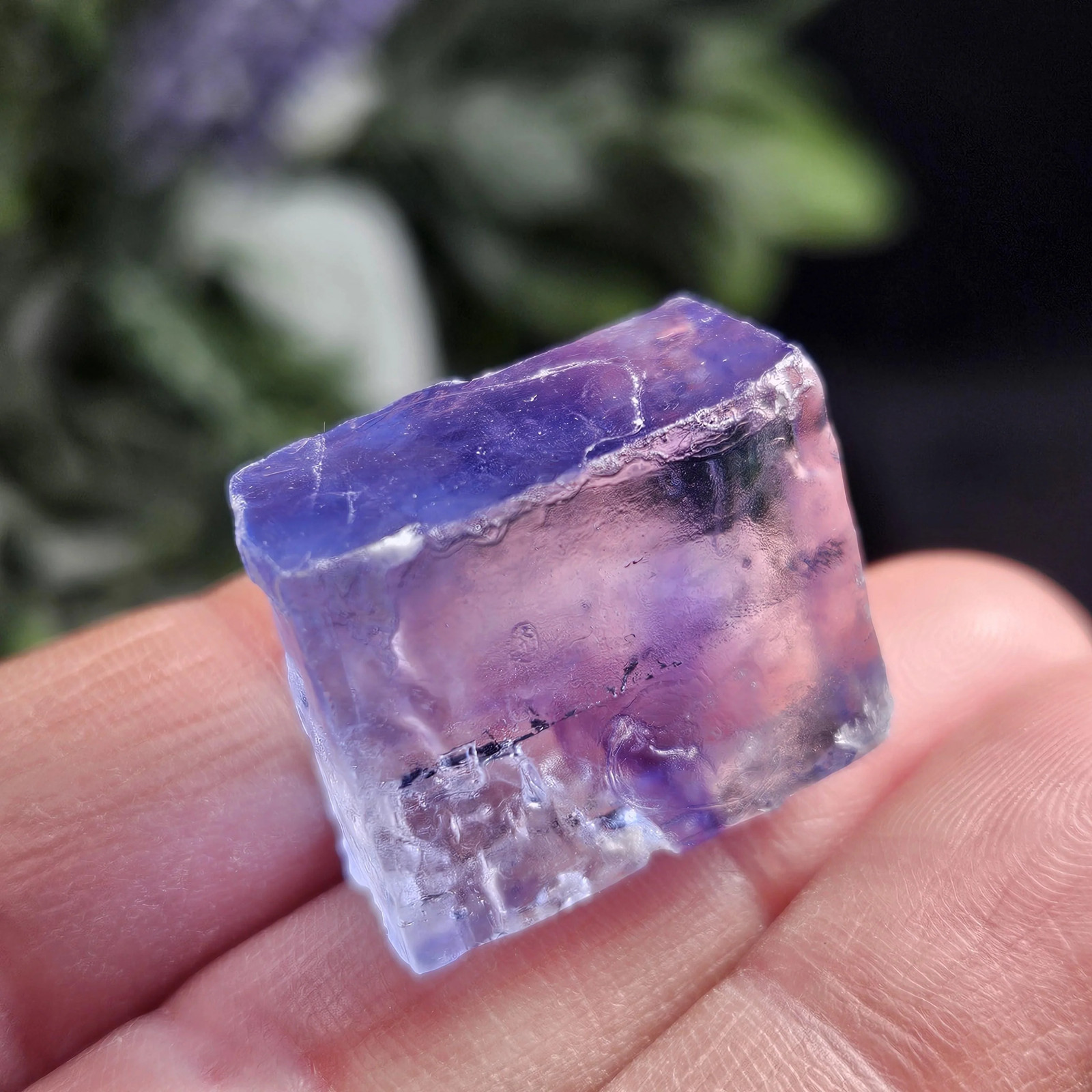 Blue Halite Crystal