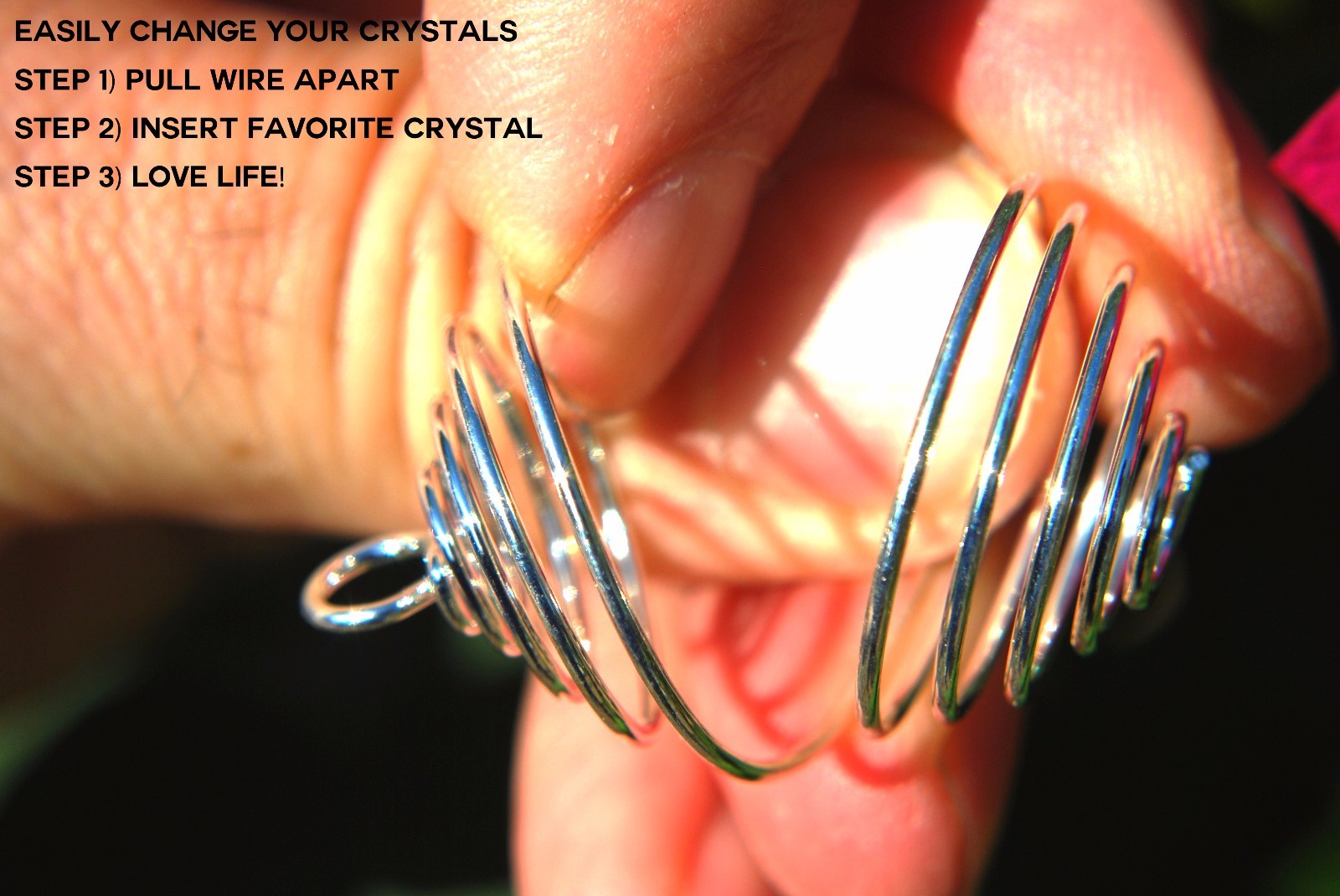 [6] Perfect Pendants™ “Do It Yourself” Crystal Energy Pendants + 20″ Chains