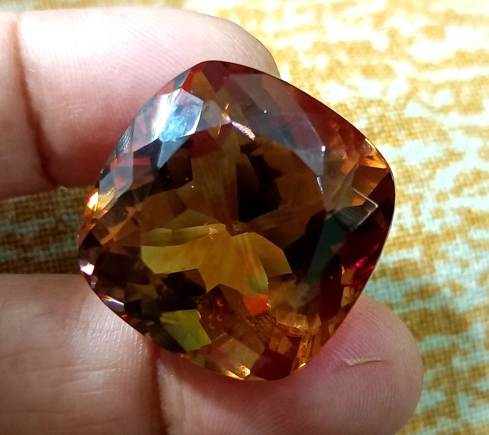 NATURAL Zultanite 7 Multi Color Change Loose Certified GEMSTONE Cushion 10 Ct+