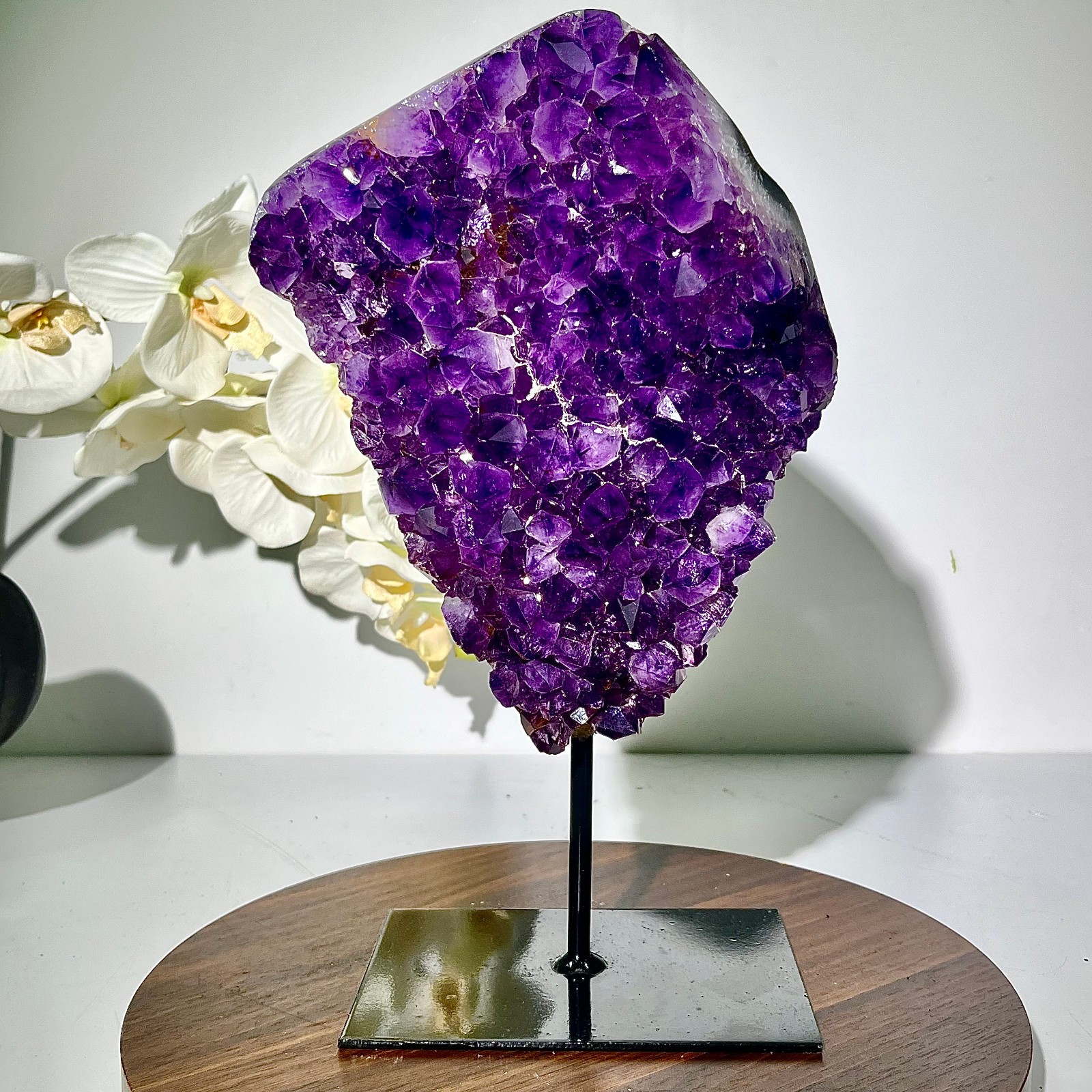 6.58LB Top Brazilian amethyst spiritual restoration for large teeth crystal bloc