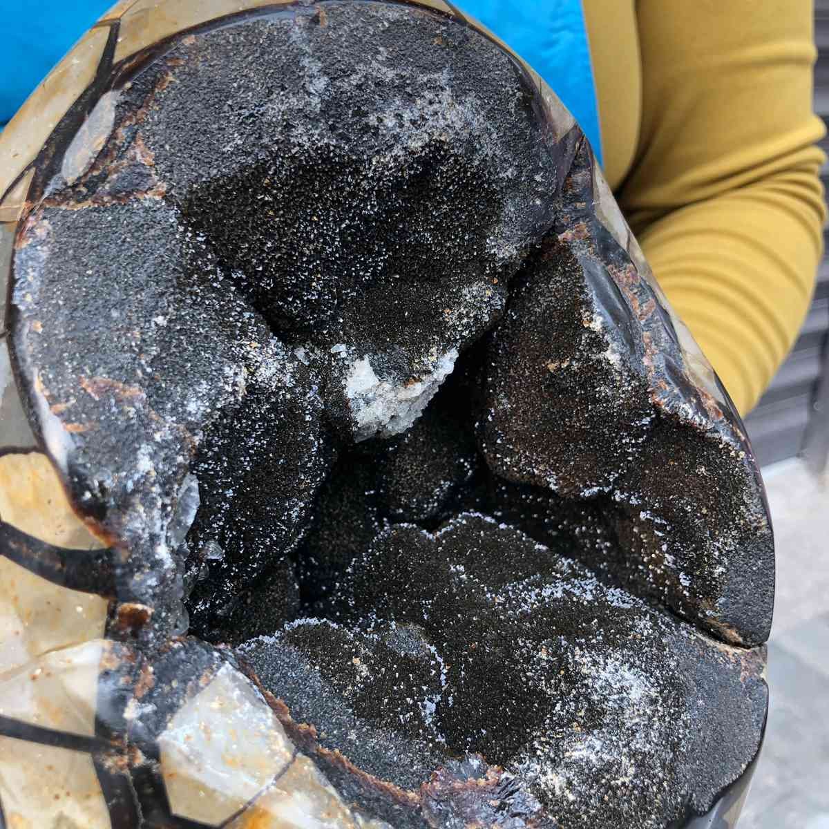 12.3KG Natural Turtle Back Stone Dragon Crystal Cave Crack Gem Healing 4350