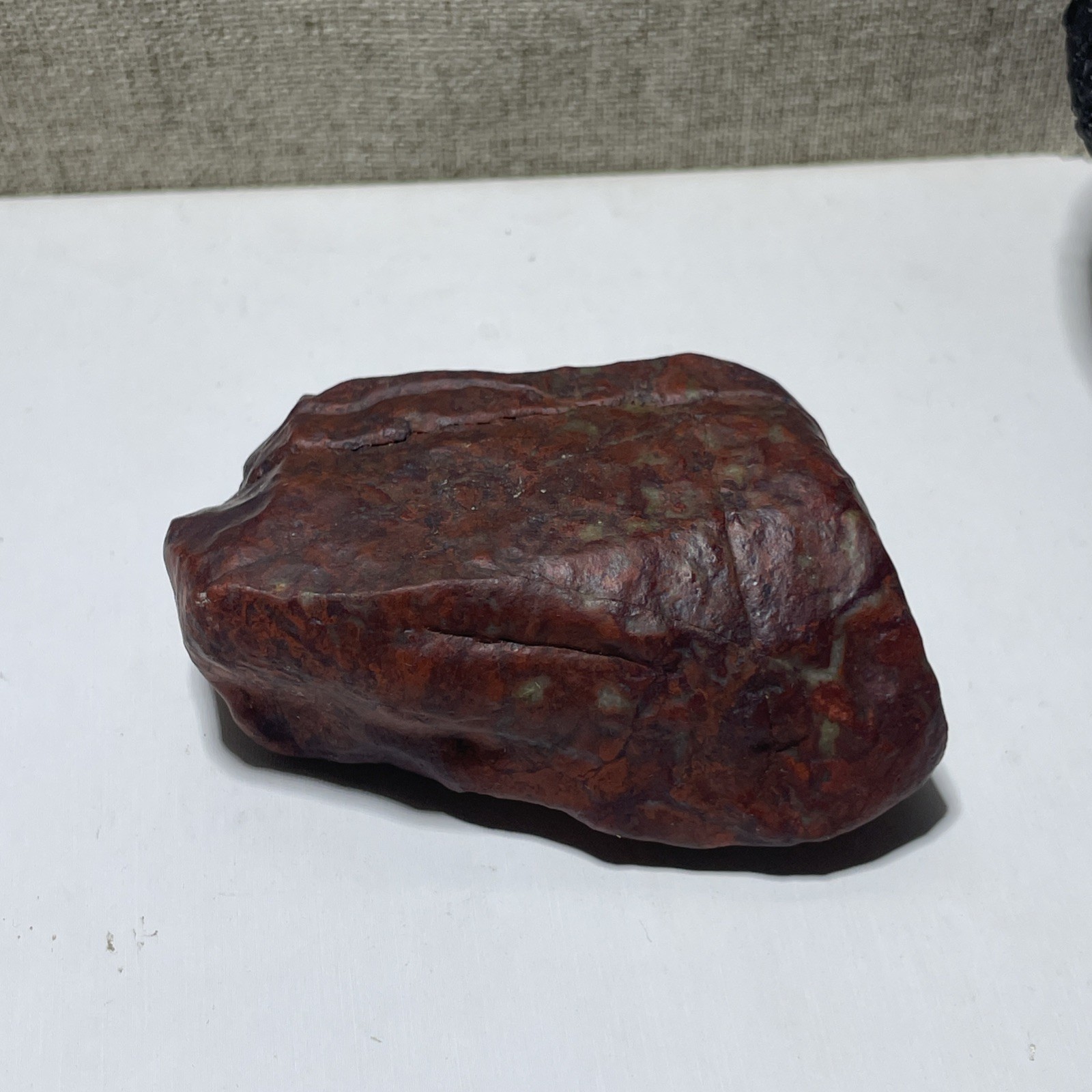 167g Natural Iddingsite meteorite specimen raw stone from China a6226