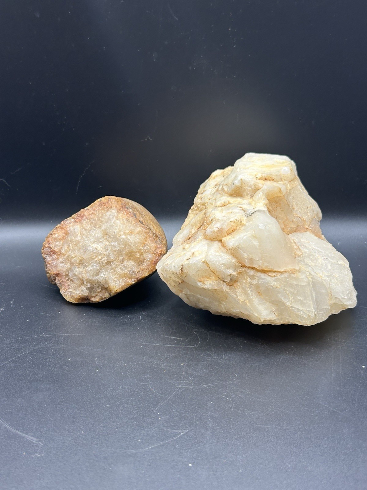 Raw Milky Quartz Rock 4 Inch 2 Lb Stone Crystal Healing W Bonus Stone A13