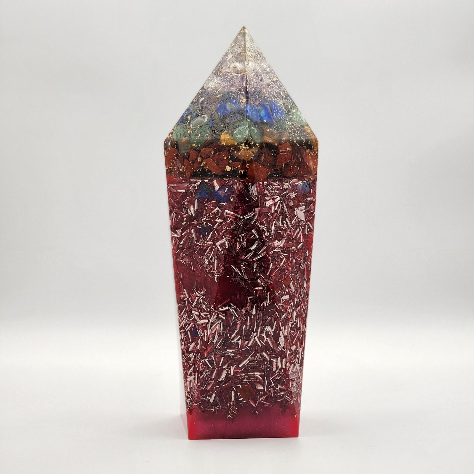 Seven Chakra Ascension Tower, Provides EMF, 5G Protection  and Energy