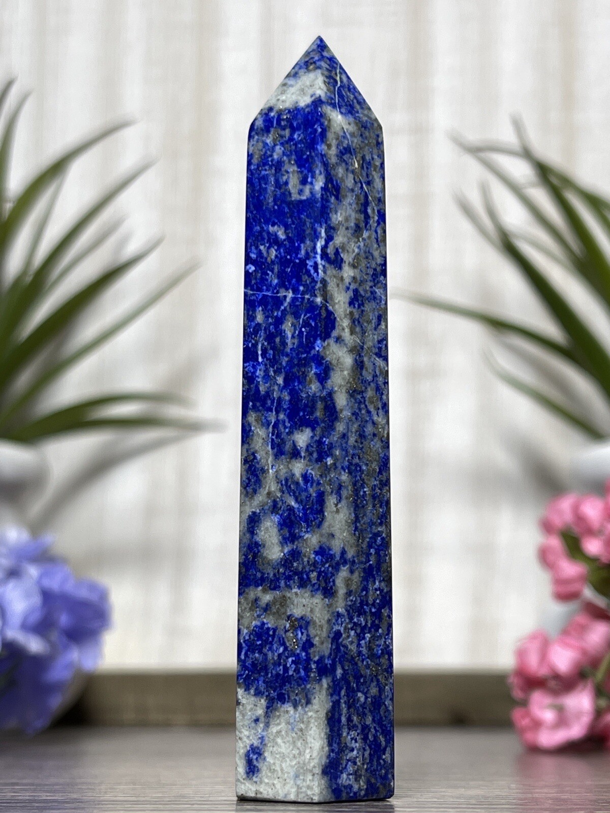 LAPIS LAZULI TOWER – Mineral Stone Point Reiki Chakra Crystal Blue Yoga Witch