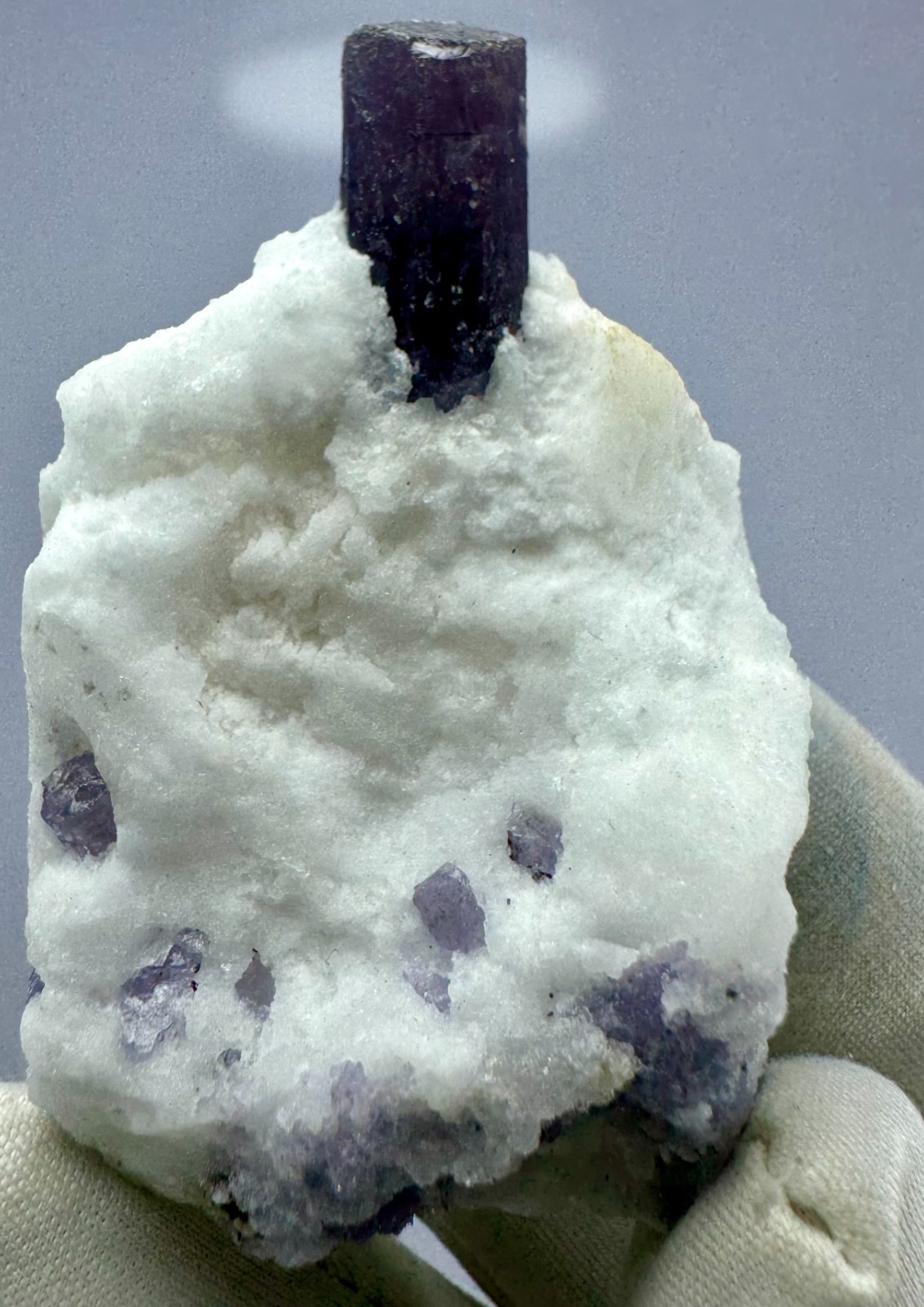 60 GM Beautiful Terminated Scapolite Crystal on Matrix @Badakhshan Afghanistan.