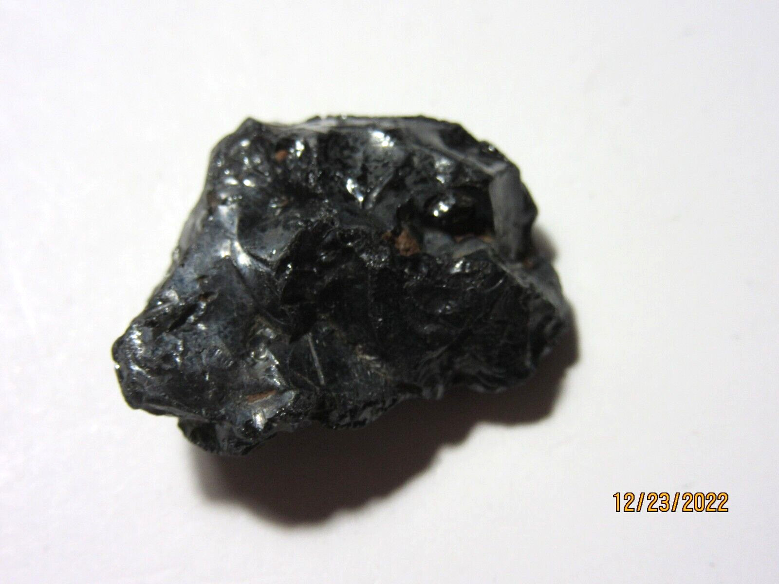 Natural Black Spinel Crystal Rough Gemstone 7.4g Collectible NBSRG-6