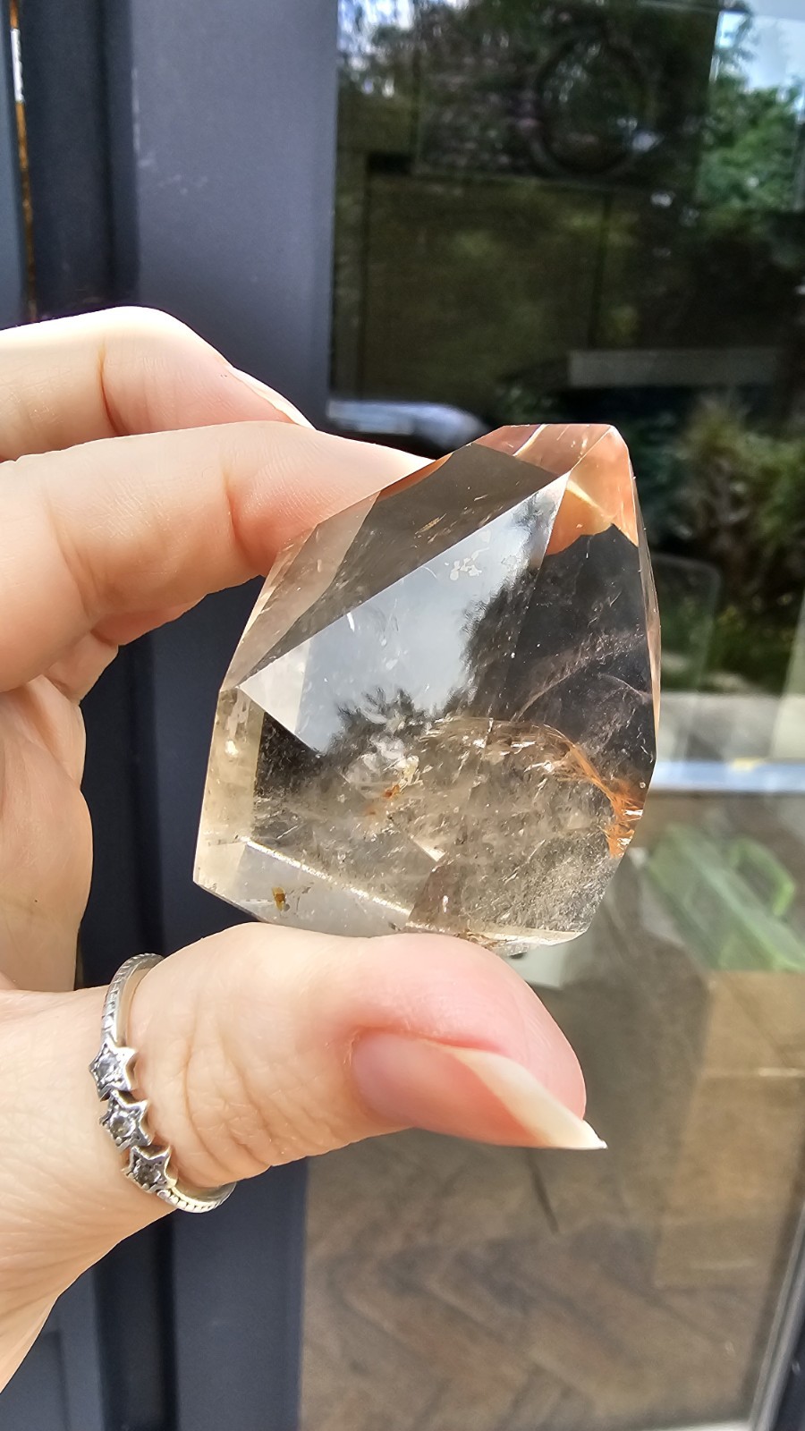 A grade Smokey Quartz freeform chunk crystal Rainbows 80g 4.5cm Smoky