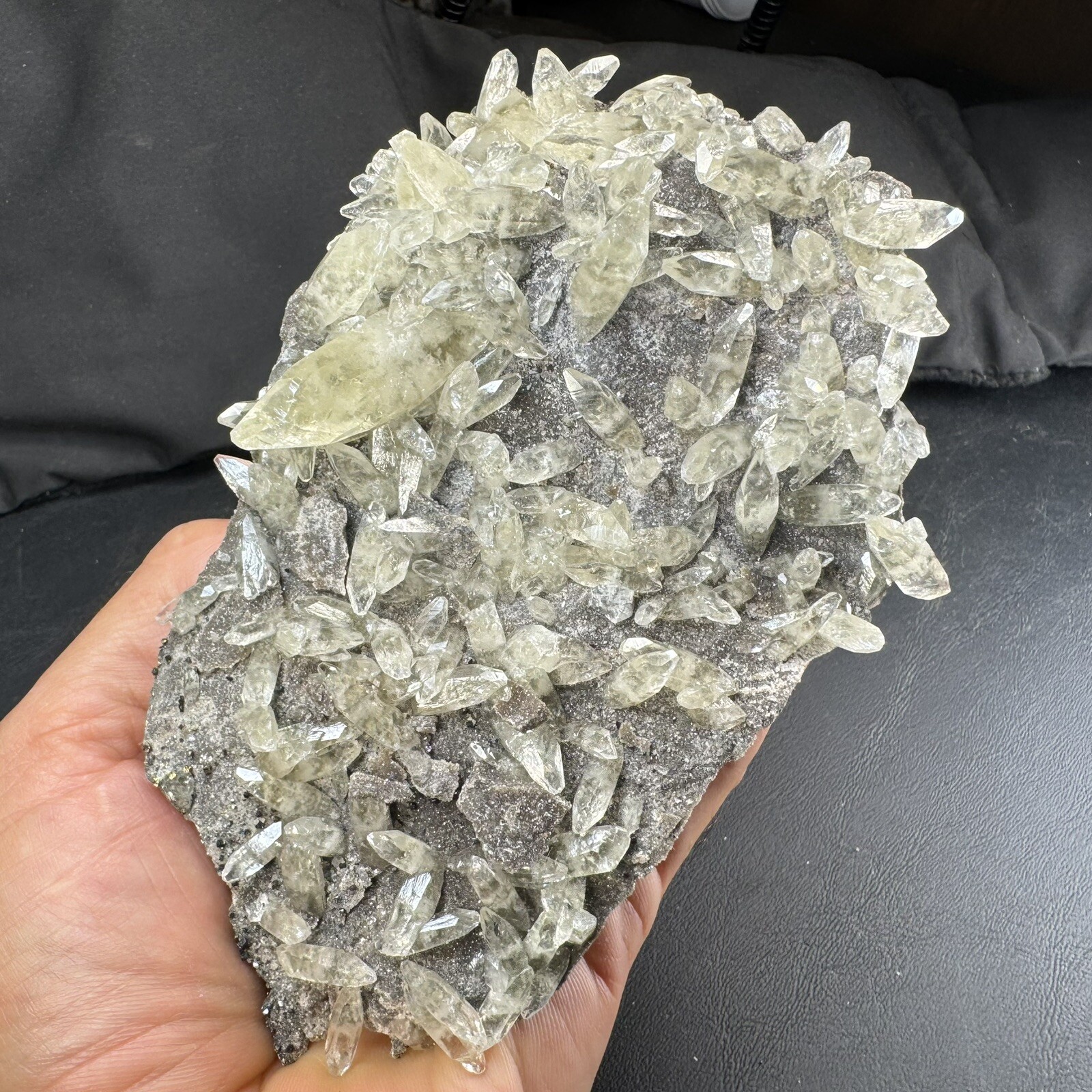 A+ Calcite Crystals with Chalcopyrite Dolomite Matrix / Missouri