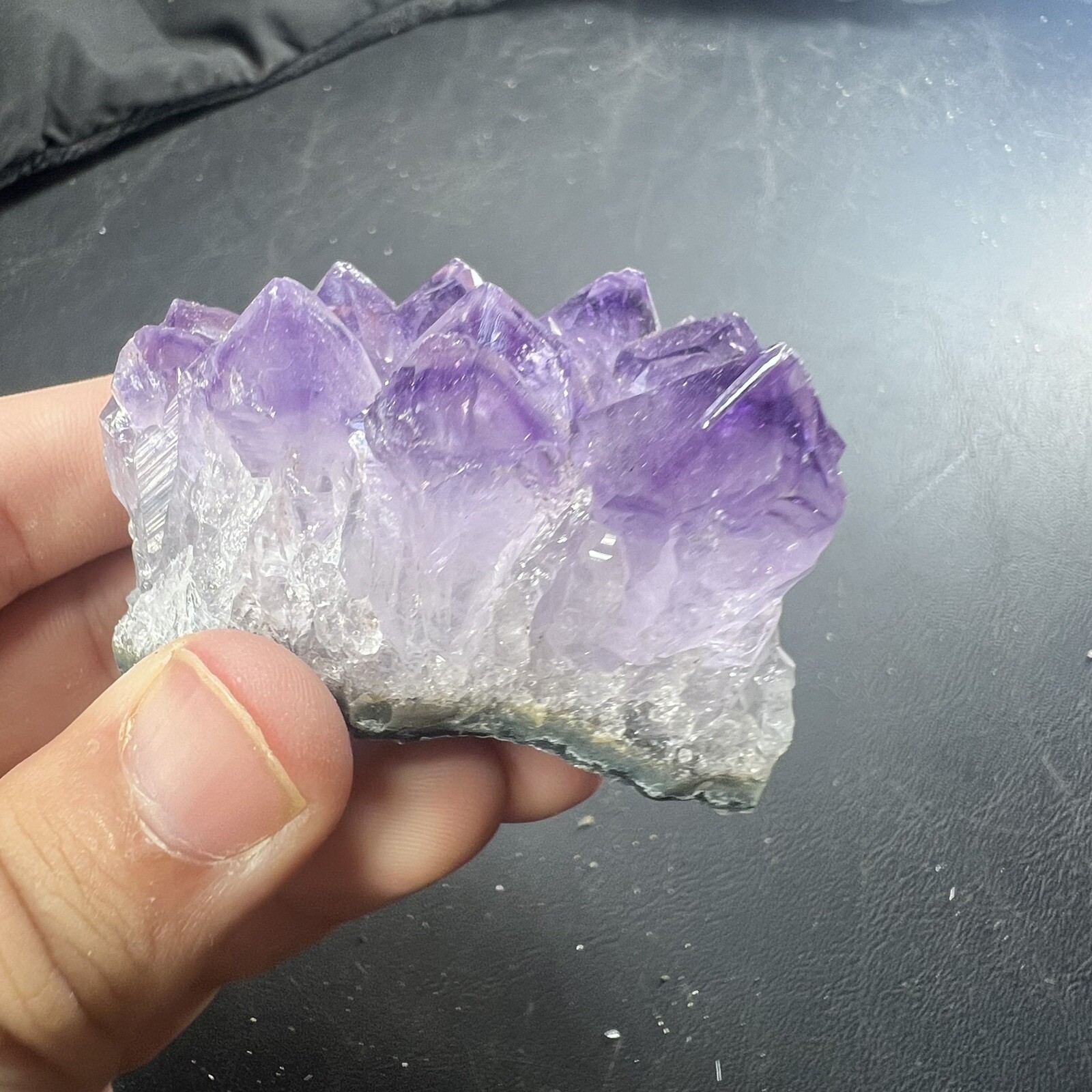 Amethyst Quartz Crystal Cluster from Uruguay
