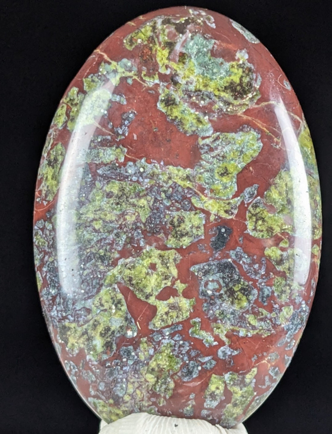 Dragon Blood Palmstone Crystal Gemstone Fidget Worry Stone Chakra Reiki