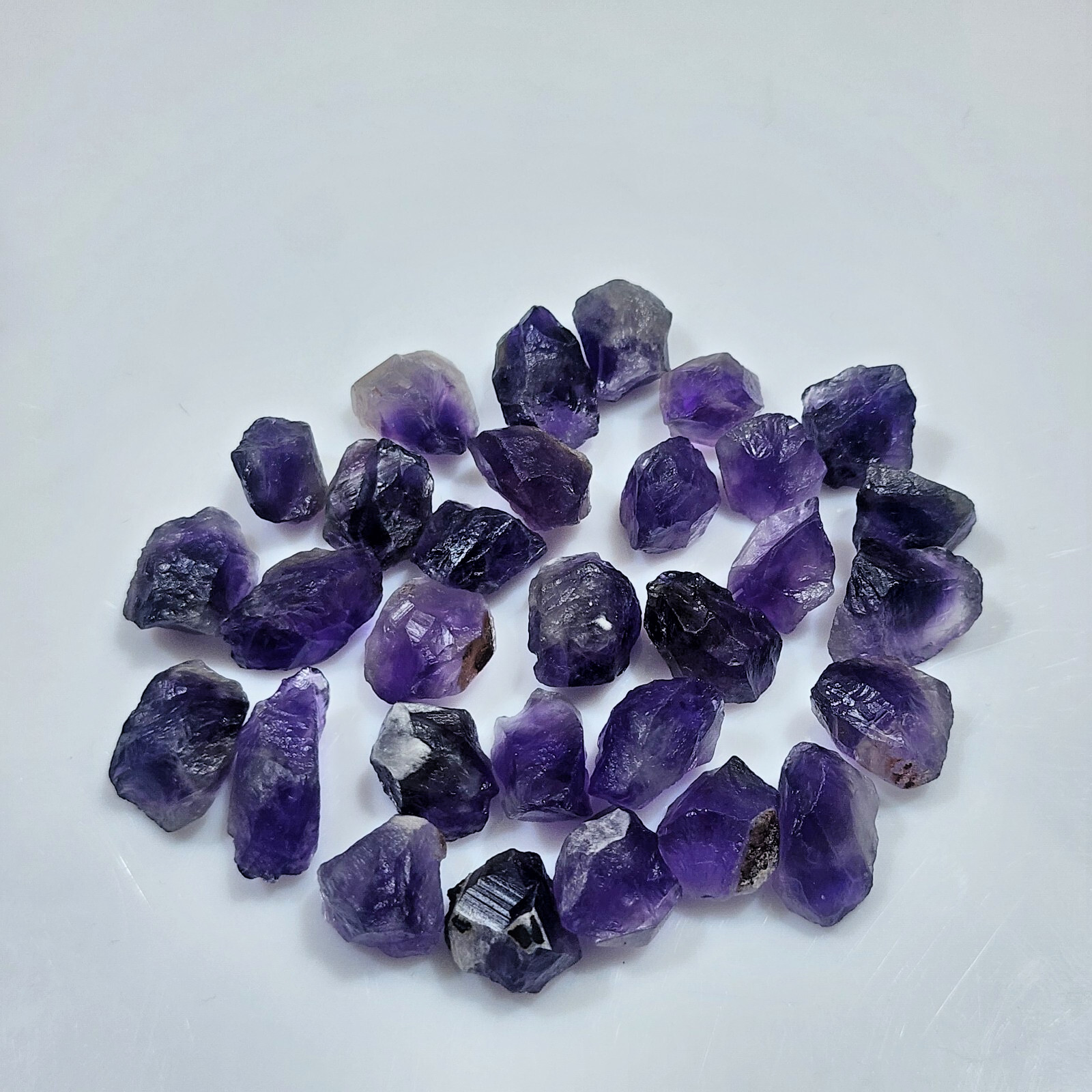 Excellent Raw Amethyst Crystal Chunks Size 14-22 MM Approx Bulk Lot Amethyst Raw