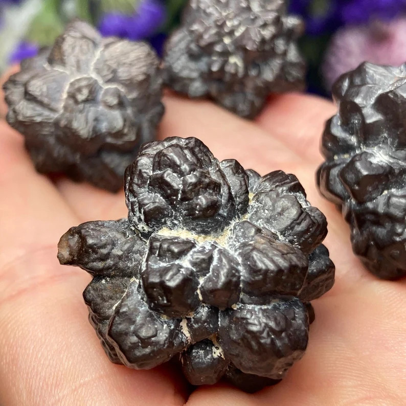 3pcs Raw Rough Prophecy Stone Pseudomorph Crystal Reiki Mineral Rocks Specimens