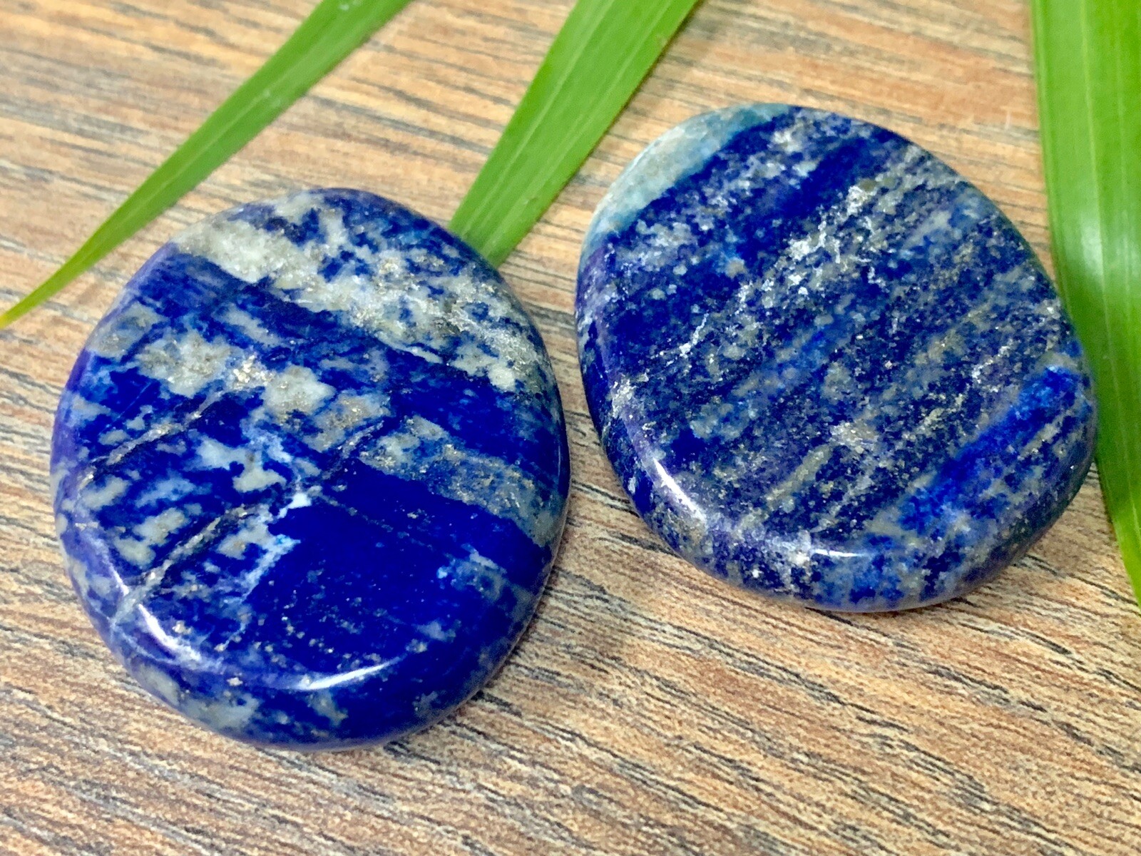 Lapis Palm Stone Soap Lapis Lazuli Smooth Stone Flat Specimen Reiki Chakra
