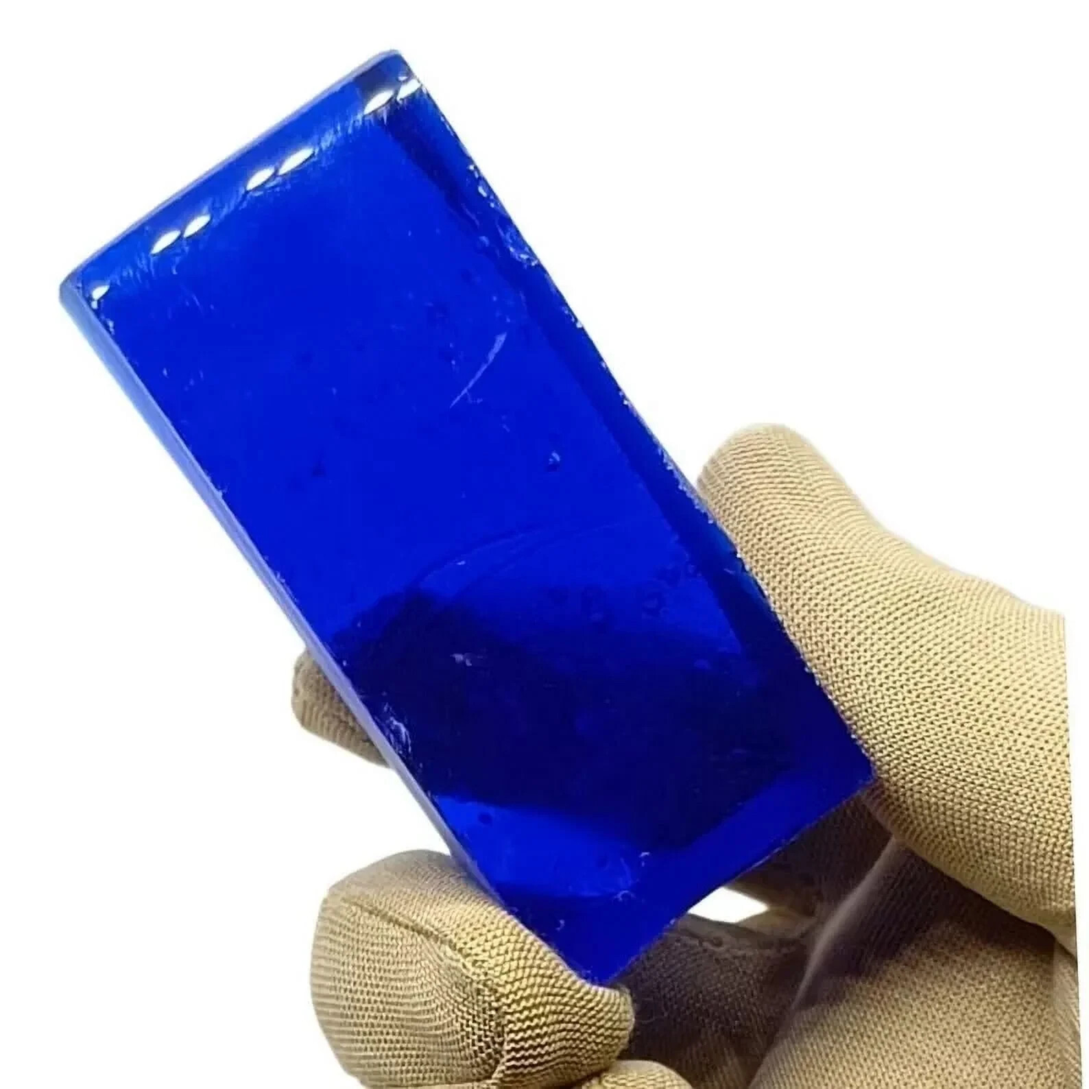 Lab-Created 425 Ct Blue Sapphire Nano Crystal Heat Resistant, Ideal for Jewelry