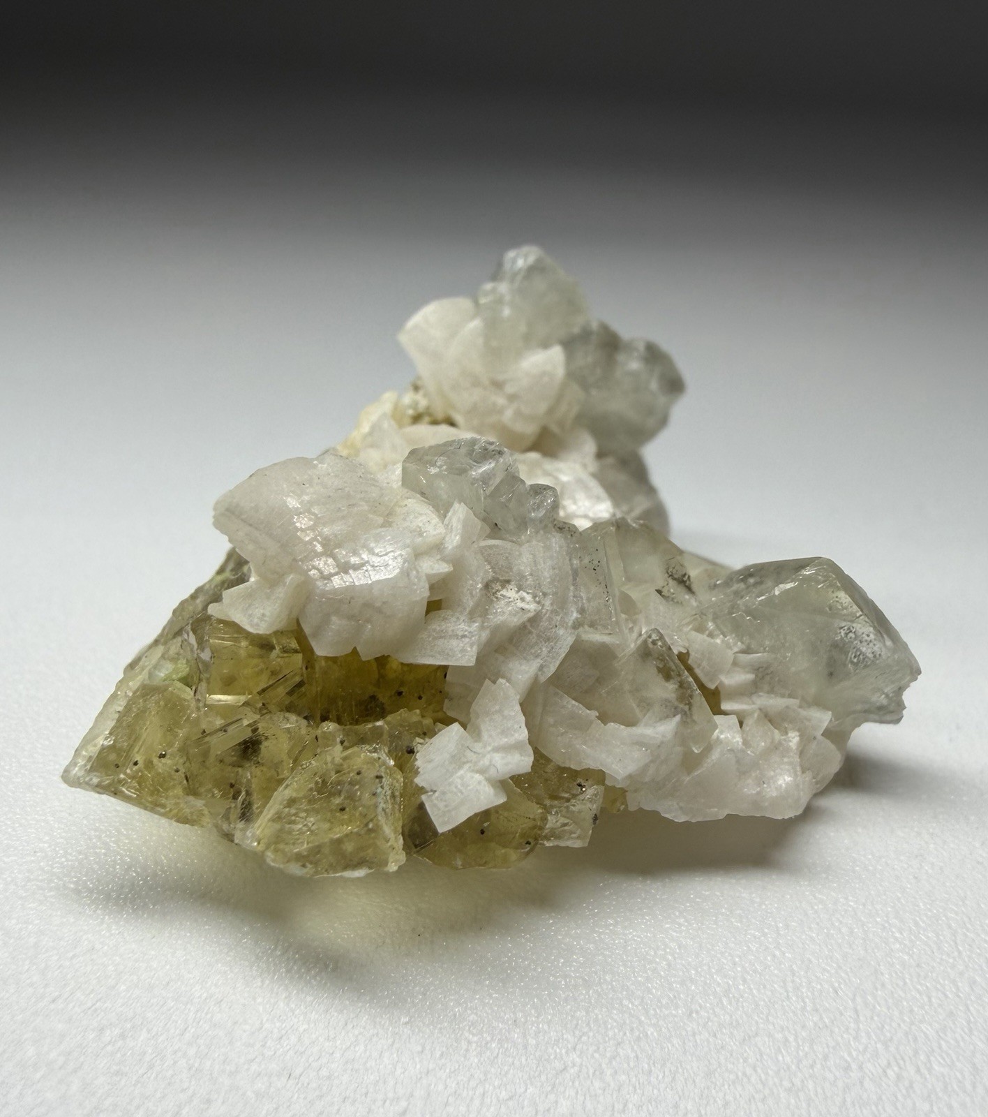 Fluorite, Calcite, Dolomite From Moscona Mine Asturias, Spain (See Description)