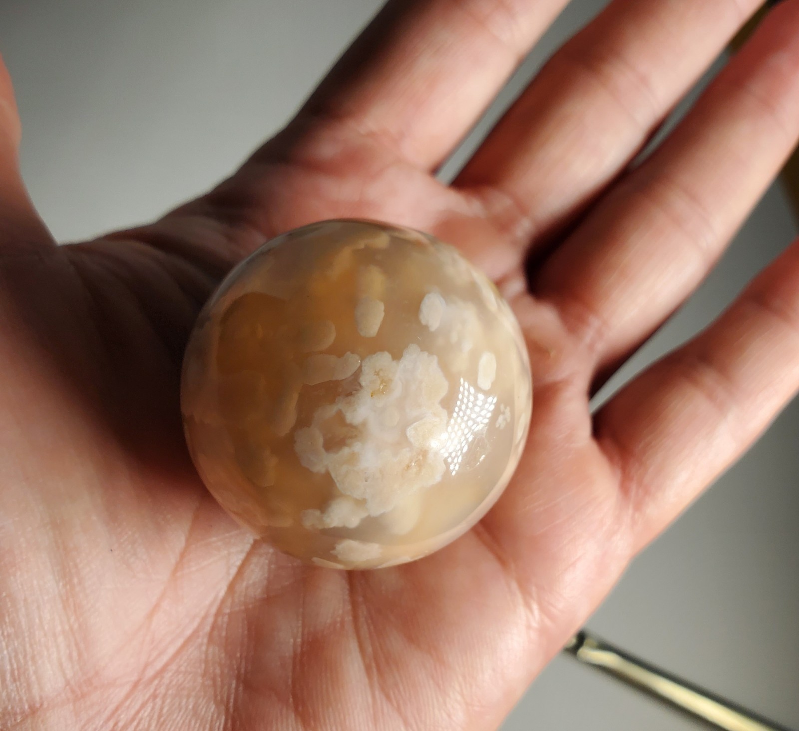 3pc Small Crystal Sphere W/stands Bundle