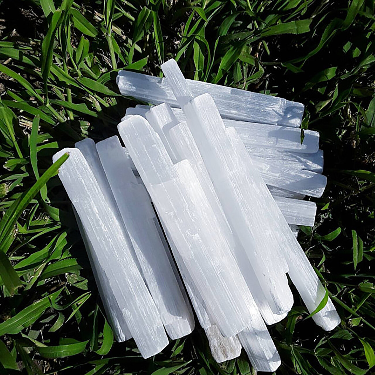 LOT Selenite Logs Crystal Wands ” XL Bars Rough Natural BULK WHOLESALE Heal lbs