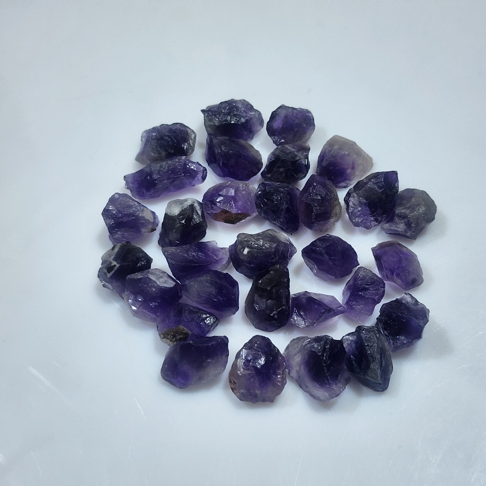Excellent Raw Amethyst Crystal Chunks Size 14-22 MM Approx Bulk Lot Amethyst Raw